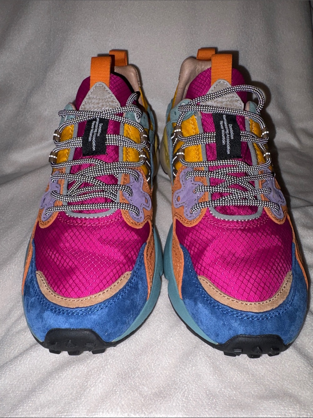 Flower Mountain YAMANO 3 WOMAN Sneakers in Orange- Raspberry- Black - Picture 9 of 16